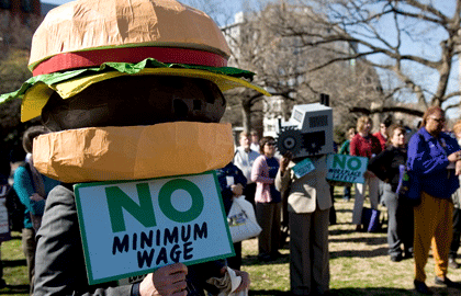 همبرگر معترض