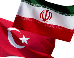پرچم ایران وترکیه