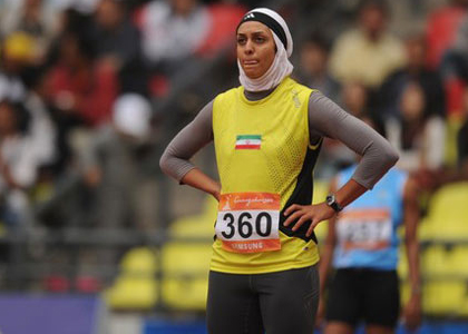  عکس   عکس هایی منتشر نشده از حضور زنان ایرانی در مسابقات آسیایی2010