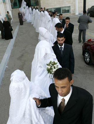 مراسم ازدواج دسته جمعی در اردن